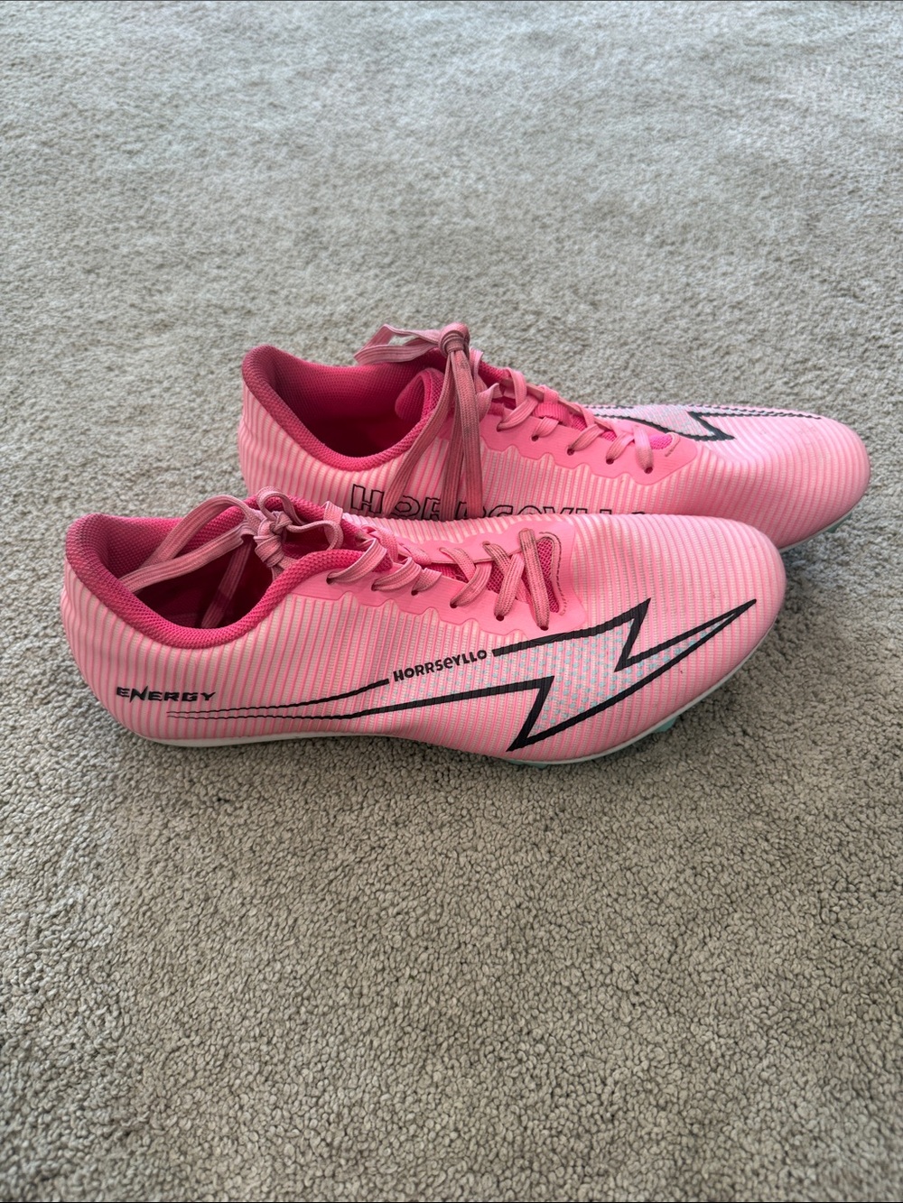 Women's Pink track Cleats - Lightweight Training Shoes